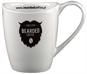 Kubek ceramiczny z logo Bearded Coffee