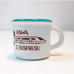 Brodaty Kubeczek Espresso 60ml "Kawa z ekspresu” morski