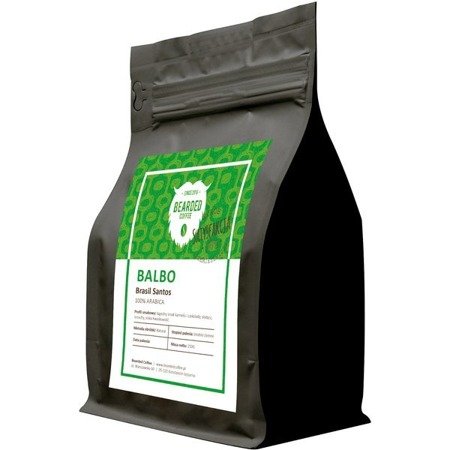Kawa Brazylijska Ziarnista Santos Balbo - Palenie Średnie Ciemne